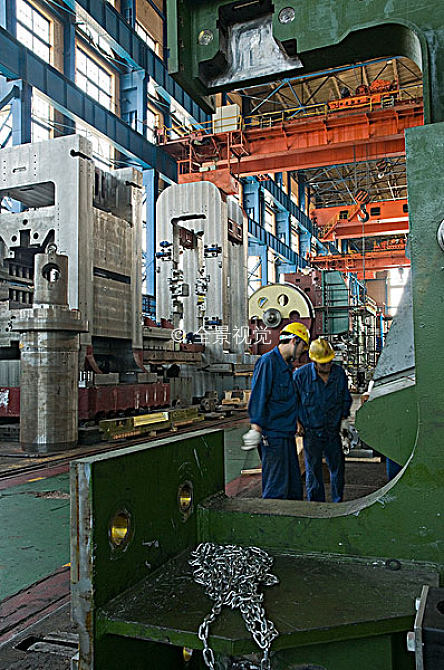 第一重型機械廠黑龍江齊齊哈爾機加車間_高清圖片_全景視覺