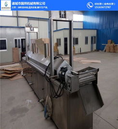 國邦食品機械 圖 大型方形油炸機生產(chǎn)廠家 大型方形油炸機