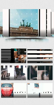 AE模板推薦 夏日條紋轉(zhuǎn)場(chǎng)圖文展示素材包