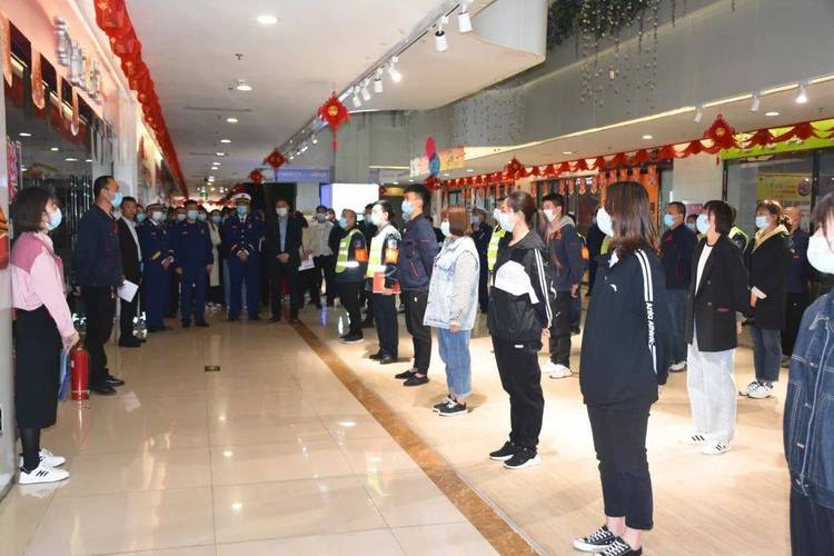 洪洞縣召開大型商業綜合體消防標準化管理工作現場觀摩會